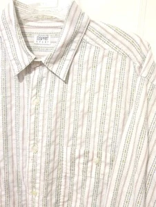 Esprit Casual Sport Shirt Men's L Multicolor Stitching Nearly New Rare Vintage - Picture 1 of 8