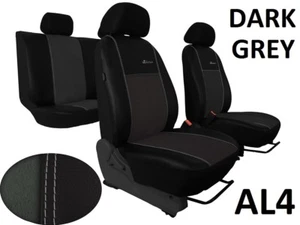 CUBIERTAS DE ASIENTO AUDI A3 8P 2003-2012 CUERO ARTIFICIAL Y ALICANTE A MEDIDA - Imagen 1 de 12