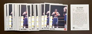 50) JOE FRAZIER "Smokin Joe" Beaufort South Carolina Boxing 1991 AW Sports Card