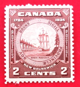 Canada Stamp #210 "New Brunswick" MH - Picture 1 of 1