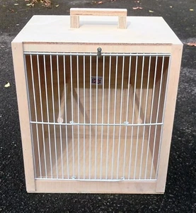 Bird Carry Box Carrying Cage 13" x 14" x 10" (White Fronts) - Picture 1 of 4