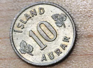 1967 Iceland 10 Aurar - Picture 1 of 2