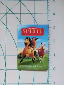Pinback Spirit Stallone del Cimarron Video e DVD Film Pulsante Promo Vintage - Foto 1 di 4