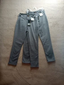 Lee Womens  Slim Straight High Rise Valley Fog 4M 2 Pair. #8 - Picture 1 of 6