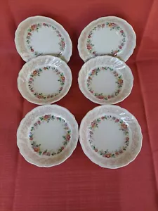 ROYAL DOULTON RHAPSODY D6124 ENGLAND 6 UNTERTASSEN 5,3/4 ZOLL DURCHMESSER. GUTER ZUSTAND. - Bild 1 von 7