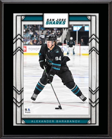 Alexander Barabanov San Jose Sharks 10.5" x 13" Sublimated Player Plaque Cover
