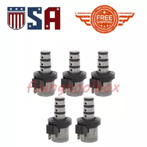 5PCS Transmission Shift Solenoid Kit for Hyundai Mitsubishi Chrysler 46313-39051 - Foto 1 di 8