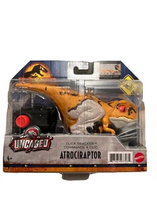Jurassic World Dominion Uncaged ATROCIRAPTOR Dinosaur Click Tracker Commande Toy - Picture 1 of 9