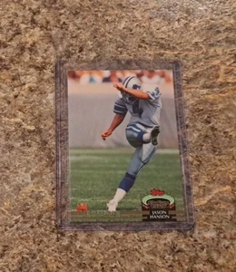 Jason Hanson 1992 Topps Stadium Club Rookie Card RC High # 622 3rd Series Lions - Picture 1 of 2