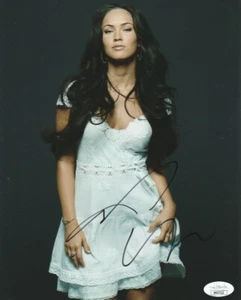 SEXY FOTO FIRMADA MEGAN FOX 8x10 #1 TRANSFORMERS ROGUE JSA AUTENTICIDAD PRUEBA EXACTA - Imagen 1 de 2