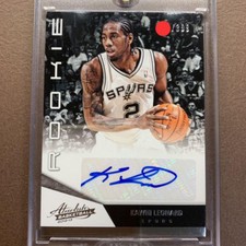 2012-13 Panini Kawai Leonard Rookie Autograph Card Rc