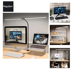 rigors 80CM Doppelkopf Schreibtischlampe LED Dimmbar, 1200LM Tageslichtlampe ... - Bild 1 von 11