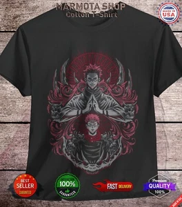 Sukuna Ryomen Jujutsu Kaisen T-Shirt Itadori Gojo Anime Japanese Tee Shirt JJK - Picture 1 of 71