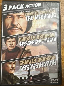 Assassination Messenger Of Death The Mechanic DVD TRIPLE FEATURE CHARLES BRONSON - Picture 1 of 1
