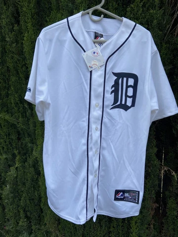 PRINCE FIELDER Stitched Home Jersey Size Large L Tigers #28 MENS MAJESTIC NWT! Cover