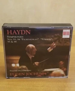 Haydn: Symphonies 93,94 Surprise 95,98 Eugen Jochum Dresden 2 CD Berlin Classics - Picture 1 of 9