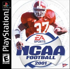 NCAA Football 2001 For PlayStation 1 PS1 4E
