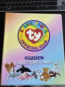 TY Beanie Babies Collector Card Binder And 32 Cards - Picture 1 of 8