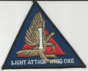 Light Attack Wing One (Small) (US Navy Squadron Patch) (1980's) - Picture 1 of 1