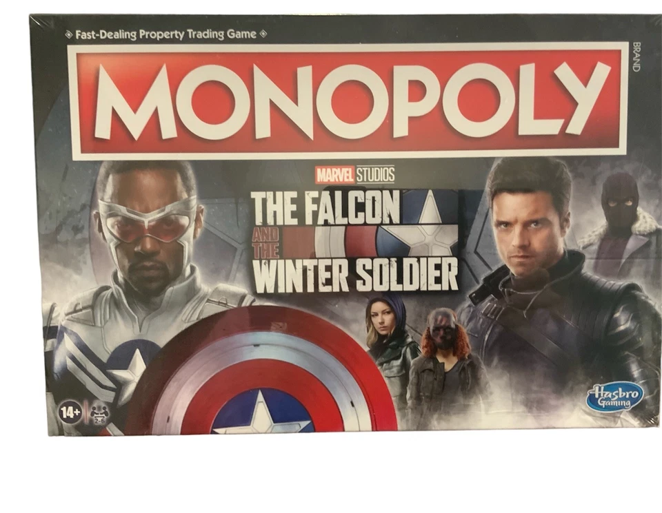 Monopoly Marvel The Falcon and the Winter Soldier Board Game New Sealed (24 - Image 1 of 1