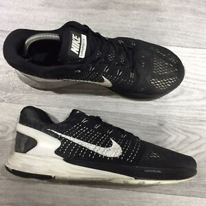 Nike Lunarglide 7 Men’s Black Running Trainers Size 10.5/45.5 Good Used Condton