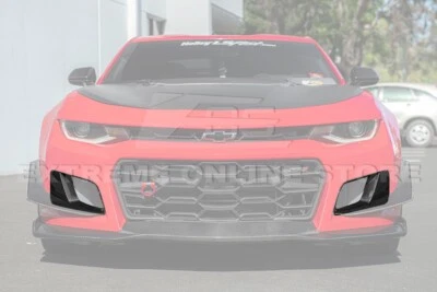 For 17-Up Camaro ZL1 1LE Factory CARBON FIBER Replacement Front Air Duct Cover - Image 1 of 4