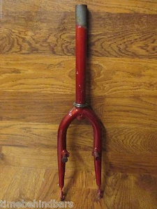 CANILEVER V BRAKE 12" WHEEL STEEL RIGID MOUNTAIN BIKE 1" x 9 3/4 THREADED FORK - Picture 1 of 6