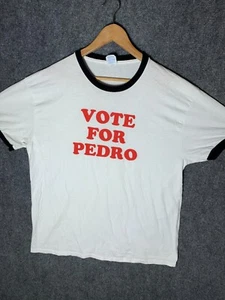 Camiseta Vote For Pedro Blanca Hombre Talla XL Napoleón Dynamita Pullover - Imagen 1 de 22