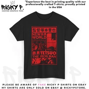 Tetsuo The Iron Man 1989 Movie T Shirt Unisex Heavy Cotton Tee - Picture 1 of 34