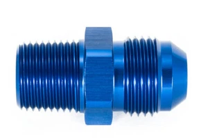Gewindeadapter 3/8" NPT zu Dash 8 Blau - AN8 JIC8 - Picture 1 of 3