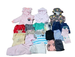 EUC HUGE Lot Baby Girls Clothes 20 Pieces Size Newborn & 0-3 Months FALL/WINTER - Picture 1 of 10