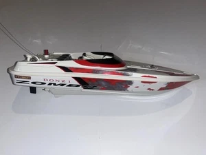 Donzi Zombie Boat New Bright Speedboat Radio Control Toy Boat 28zx Boat 18" Vg - Picture 1 of 4