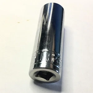 KOBALT 16 mm x 3/8" DR DEEP SOCKET 6 Point #86442 Free USA Shipping - Picture 1 of 3