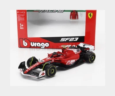 BURAGO 18-36836-S-VEGAS FERRARI - F1 SF-23 TEAM SCUDERIA FERRARI N 55 LAS VEGAS  - Immagine 1 di 2