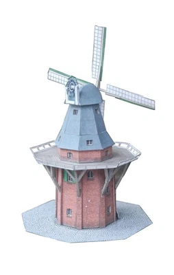 Kartonmodell Ostfriesische Windmühle Galerieholländer  RAWOcut - Bild 1 von 3
