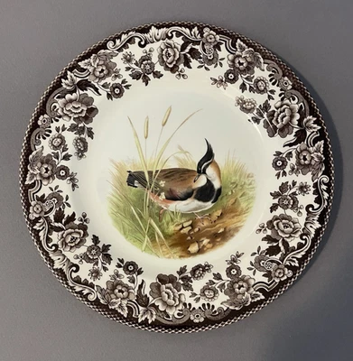 Spode Woodland Retired Lapwing Salad Dessert Plate Made In England New with Tag