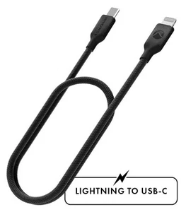 Caudabe ChargeFlex MFi-Certified Lightning to USB-C Cable - Zdjęcie 1 z 1