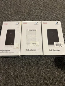 Ubiquiti PoE Adapter Lot Set Of 3 24V 48V 0.3 A 0.5A US Version, CIB - Tested - Picture 1 of 8