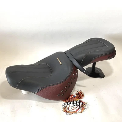 Asiento 120 aniversario Harley Heritage Classic 52000650 52400319 genuino nuevo de stock Foto 1 de 4