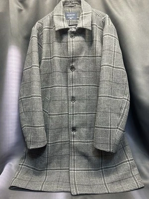 Abercrombie & Fitch Wool Blend Topcoat Mens Quiet Luxury Classic XXL Designer - Image 1 of 4
