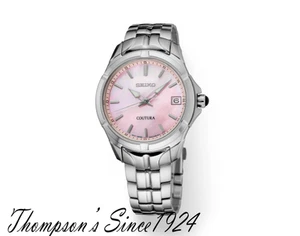 Seiko Coutura SUR585 esfera rosa nuevo en caja - Imagen 1 de 4