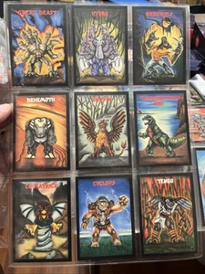 Monster In My Pocket 1991 Source Group Complete Card Set 48 + 6 Sticker - Bild 1 von 7