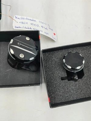 DUCATI PERFORMANCE Multistrada 1200 brake/clutch tank cap 96180291A - Image 1 of 4