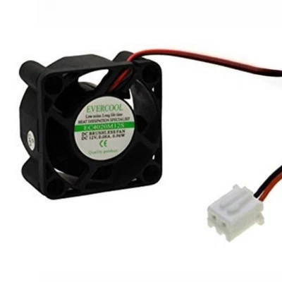 1pcs EverCool 4020 EC4020M12S 0.55A DC 12V Cooling Fan 2-Pin Plug 40x40x20mm - Image 1 of 3