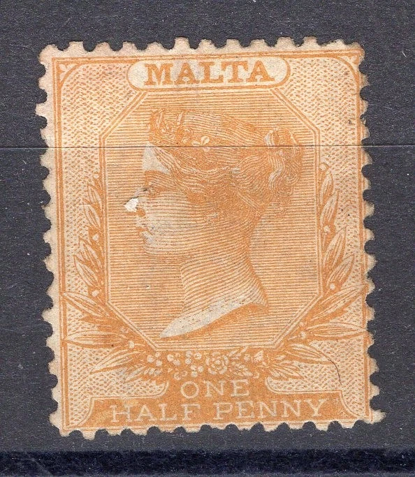 BRITISH MALTA, YV # 3, MH - Image 1 of 1