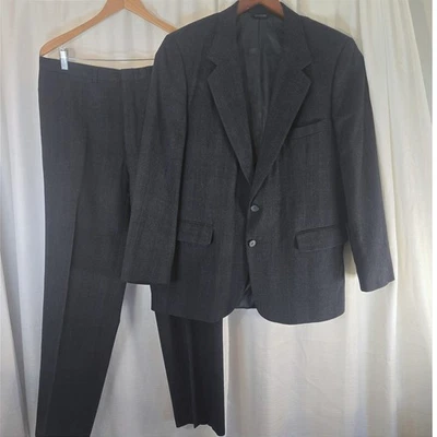 De Colección Givenchy Monsieur Worlds Mejor Traje de Lana Carbón Sarga Tejido Traje *Sin Tamaño* Foto 1 de 4