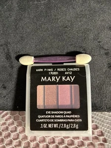 New Mary Kay Eye Shadow Quad Full Size Warm Pinks 170331 with applicator - Picture 1 of 1