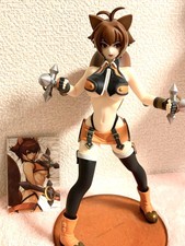 BlazBlue Makoto Nanaya Goods Lot of 2 Figure Card Game Character Goods