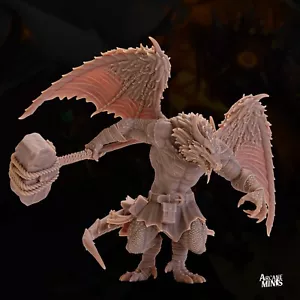 Kobold Barbarian Drekon Pose 2 | Arkane Minis | D&D Miniatur - Bild 1 von 10