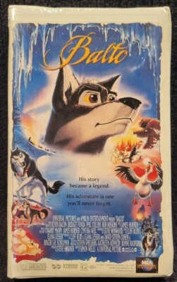 New Sealed - 1995 Balto VHS Tape MCA Universal Home Video Watermark - VGC - RARE Foto 1 de 3